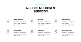 Serviços De Renovação De Casas - Modelo De Página HTML