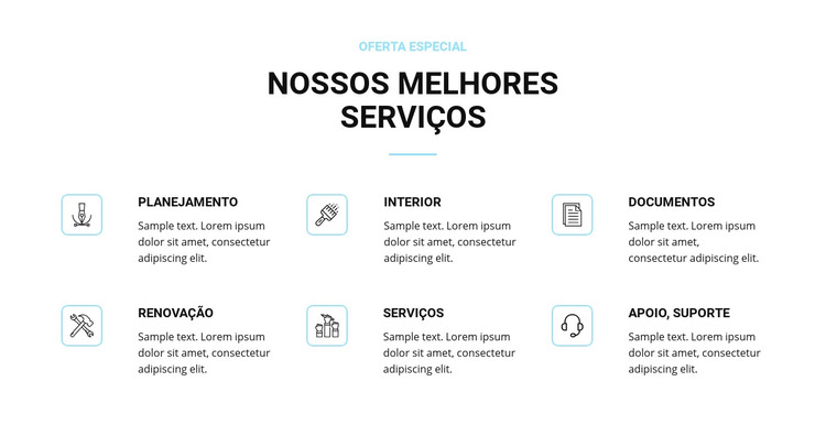 Serviços de renovação de casas Modelo HTML