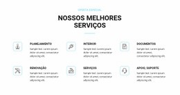 HTML5 Responsivo Para Serviços De Renovação De Casas