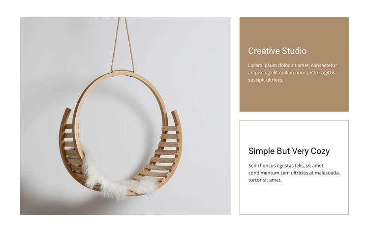 Creative art and design studio  Webflow Template Alternative