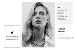 Profil Modelu - Bezplatná Šablona