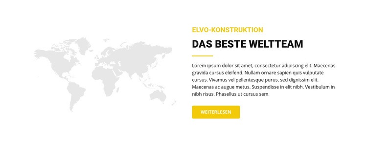 Das beste Weltteam Website-Modell