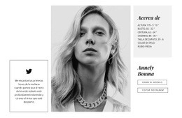 Perfil Del Modelo - Página De Inicio De Descarga Gratuita