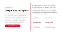 Ce Que Nous Croyons - Page De Destination Gratuite, Modèle HTML5