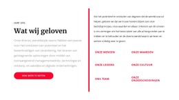 Wat We Geloven CSS-Sjabloon
