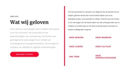 Wat We Geloven - Premium WordPress-Thema