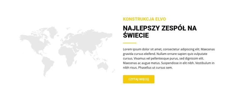 Najlepsza drużyna świata Szablon CSS