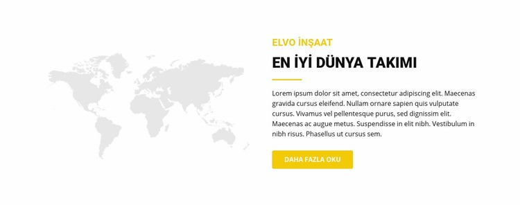 En iyi dünya takımı Html Web Sitesi Oluşturucu