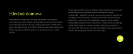 Text O Domácím Hledání – Šablona Vstupní Stránky