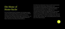 Text Über Die Haussuche - Zielseitenvorlage