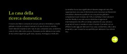 Testo Sulla Ricerca Domestica - Online HTML Generator