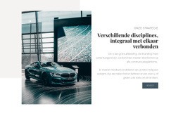 Onderscheidend, Disciplines Integraal Met Elkaar Verbonden - Ultieme Website-Mockup