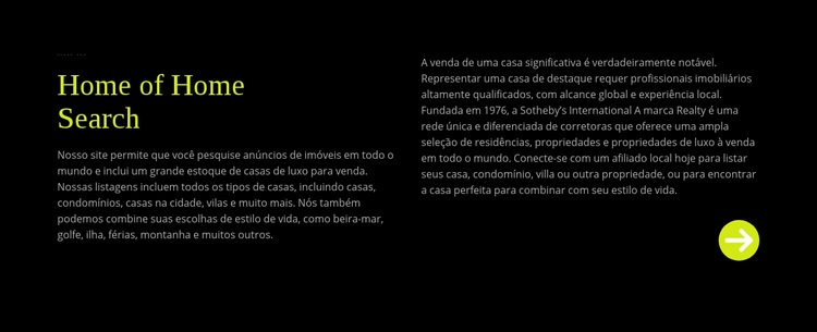 Texto sobre pesquisa de casa Modelo de uma página