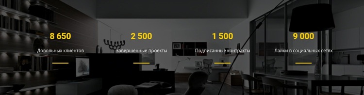 Счетчики CSS HTML5 шаблон