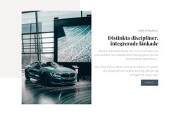 Gratis CSS-Layout För Distinkta, Discipliner Integrerade Länkade