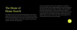 Text About Home Search Template