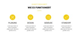 Wie Es Funktioniert Kostenlose CSS-Websitevorlage