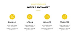 Gebrauchsfertiger Website-Builder Für Wie Es Funktioniert