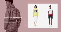 Colección De Moda Femenina - Online HTML Page Builder