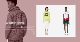 Collection De Mode Femme - Conception De Sites Web De Téléchargement Gratuit