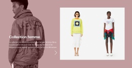 Collection De Mode Femme - Conception De Sites Web