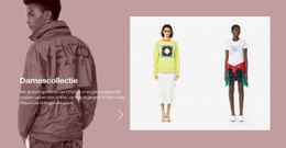 Mode-Collectie Van De Vrouw - Online HTML Page Builder