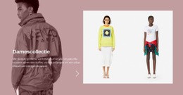 Mode-Collectie Van De Vrouw - Functionaliteit Websitebouwer