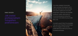 Profesjonalny Fotograf Podróżniczy - Darmowy Szablon
