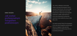 Profesjonalny Fotograf Podróżniczy - Najlepszy Projekt Szablonu Strony Internetowej