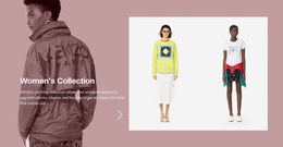 Layout Functionality For Woman'S Fashion Collection