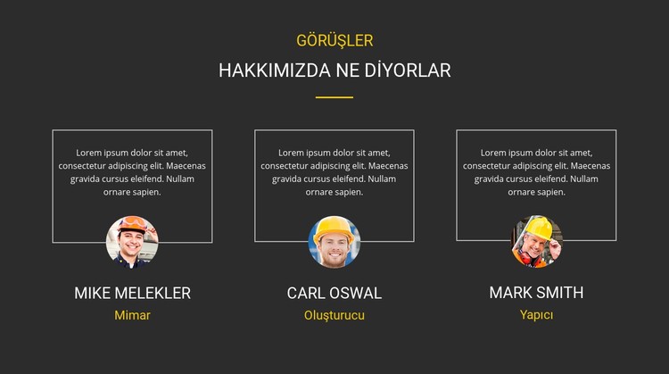 Müşterilerimizin yorumları CSS Şablonu