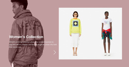 Woman'S Fashion Collection - Custom Web Page Design