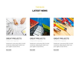 Blog Latest News Clean And Minimal Template