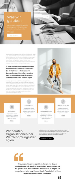 Responsives HTML5 Für Schnelle Geschäftsentwicklung