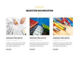 Blog Neueste Nachrichten – Fertiges Website-Design