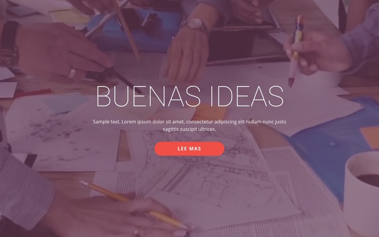 Buenas ideas de negocio Plantilla HTML5