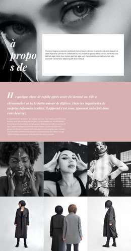 Page HTML Pour La Mode Tous Les Jours