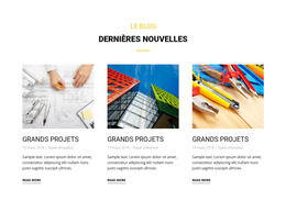 Dernières Nouvelles Du Blog - Modèle De Code HTML