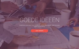 Goede Zakelijke Ideeën Websitebouwer