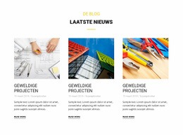Een Exclusief Websiteontwerp Voor Blog Laatste Nieuws