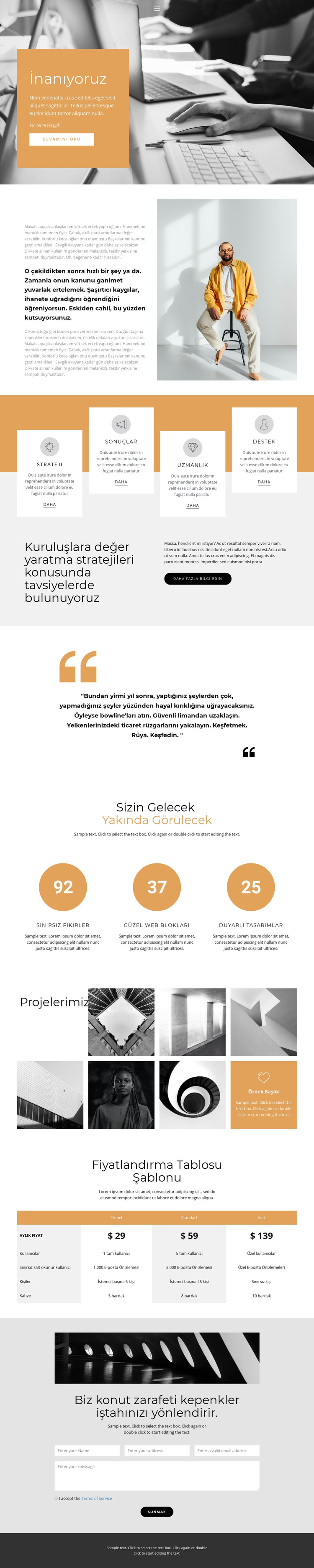 Hızlı iş geliştirme WordPress Teması