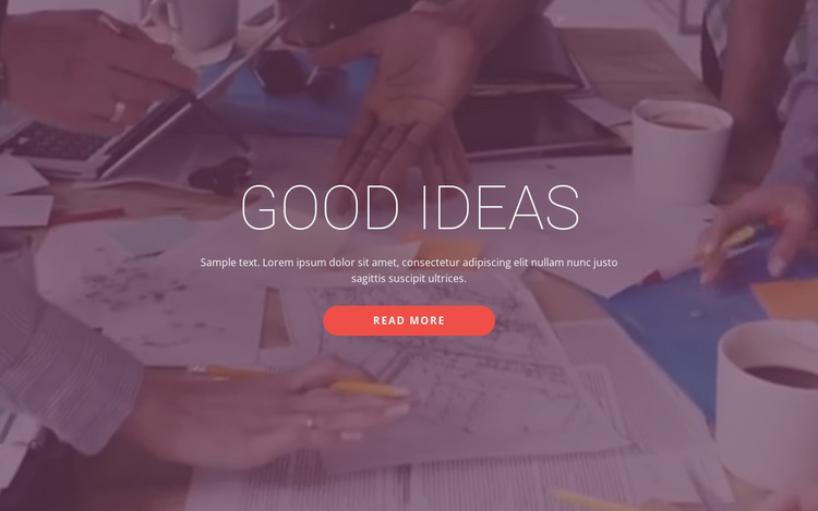 Good business ideas  Website Builder Templates