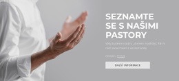 Seznamte Se S Našimi Pastory – Bezplatná Šablona Webových Stránek