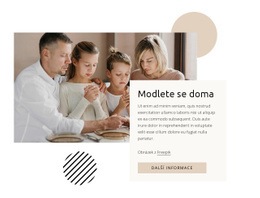 Modlitba Doma – Šablona Stránky HTML