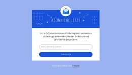 Jetzt Mit Symbol Abonnieren - Kostenlose Vorlage