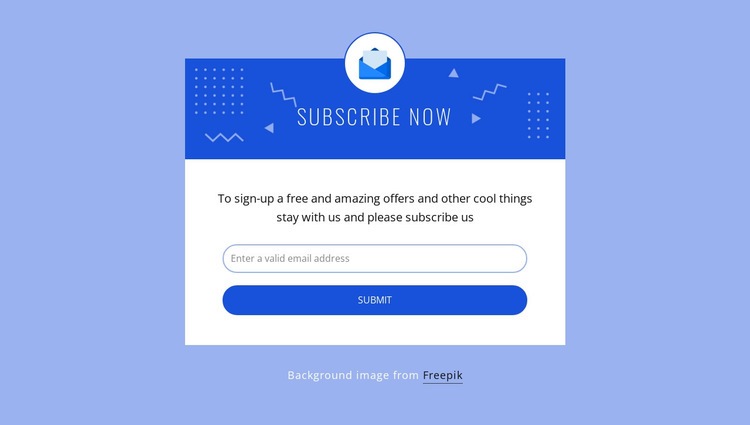 Subcribe now with icon Elementor Template Alternative