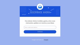 Suscríbete Ahora Con El Icono - Plantilla Joomla Profesional