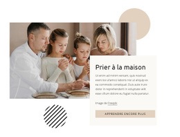 Prier À La Maison - Créateur De Sites Web Professionnels Personnalisables