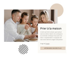 Prier À La Maison - Page De Destination Gratuite, Modèle HTML5