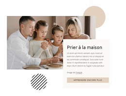 Prier À La Maison - Modèle Joomla Personnalisé